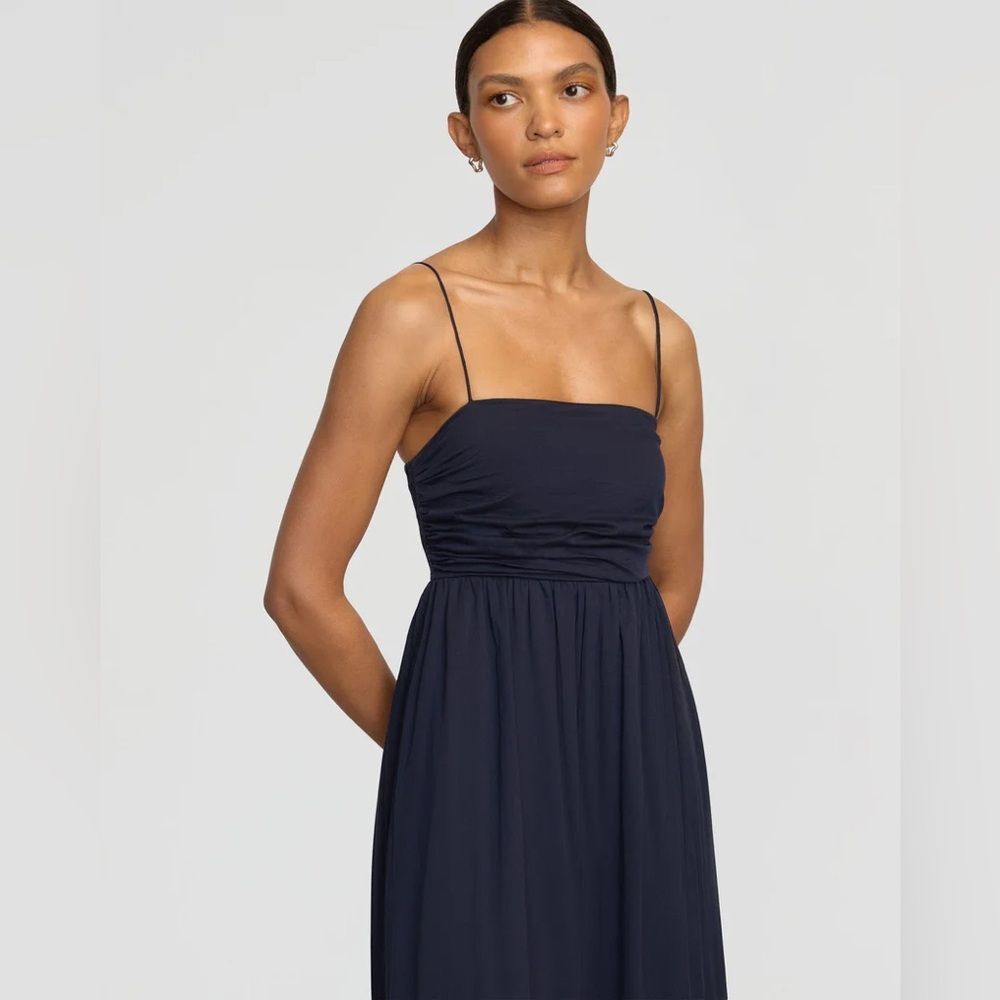 Modern Citizen Dress Size L Straps or Strapless Navy Blue Prom Minimalist - Picture 2 of 13